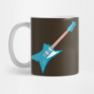 Electric blue guitar Mug